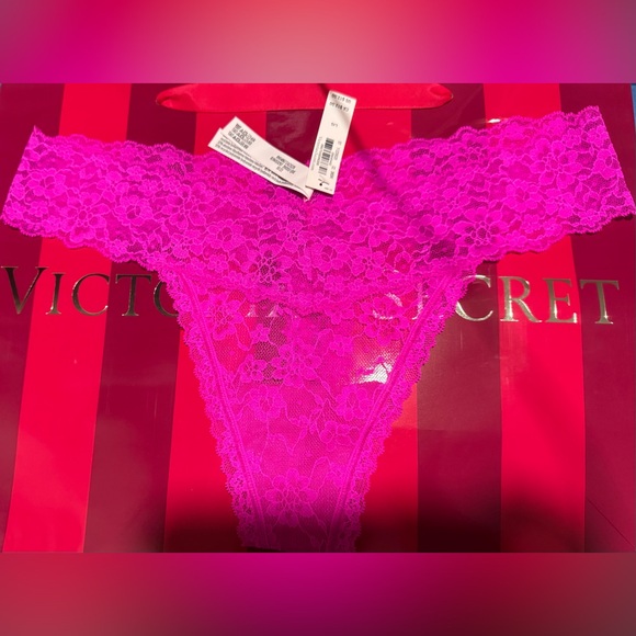Victoria's Secret Pink Lace Panties Intimates - Picture 1 of 2